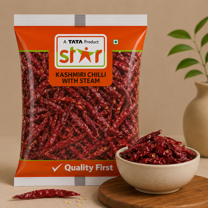 Star Whole Kashmiri Chilli With Stem 100 g