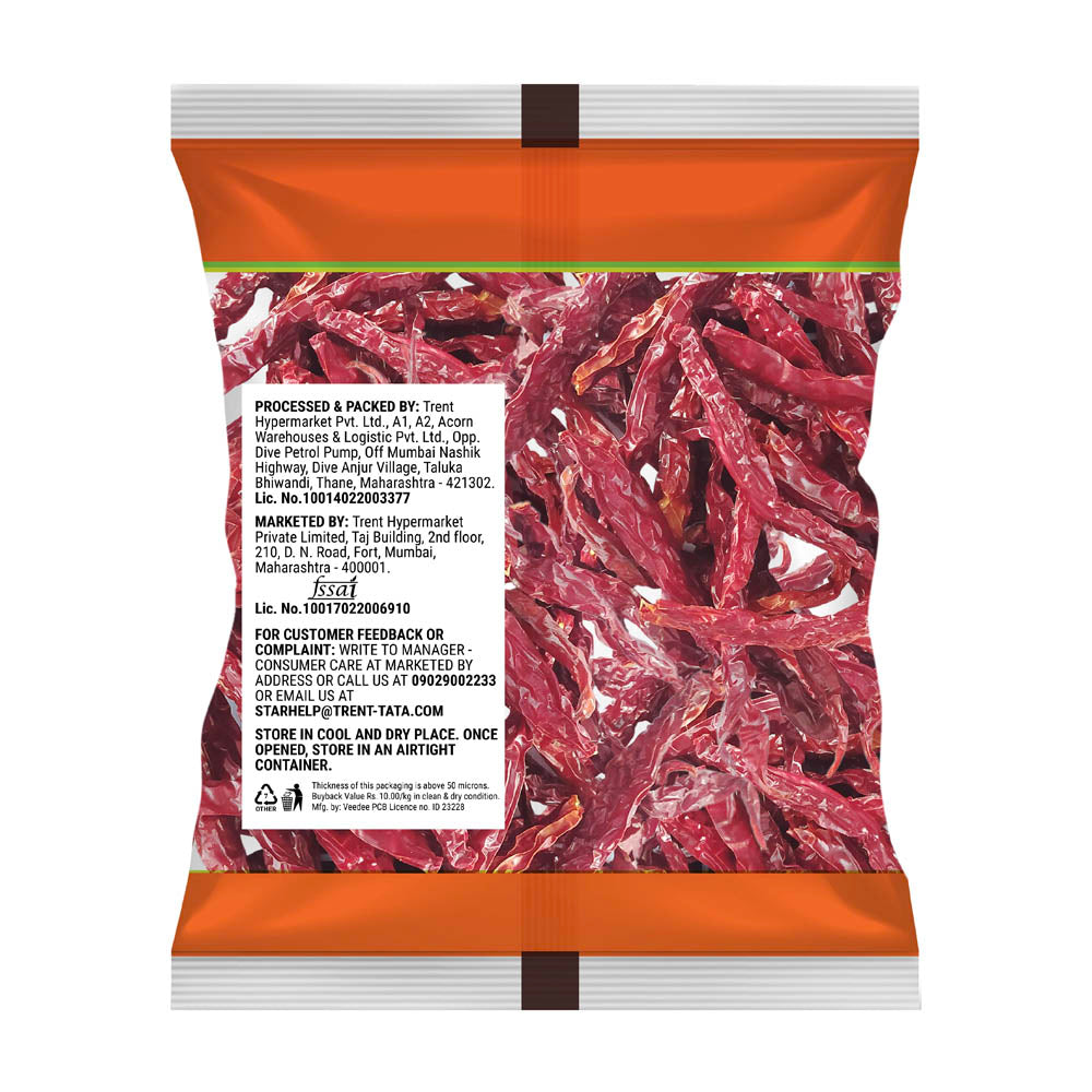 Star Whole Kashmiri Chilli With Stem 100 g