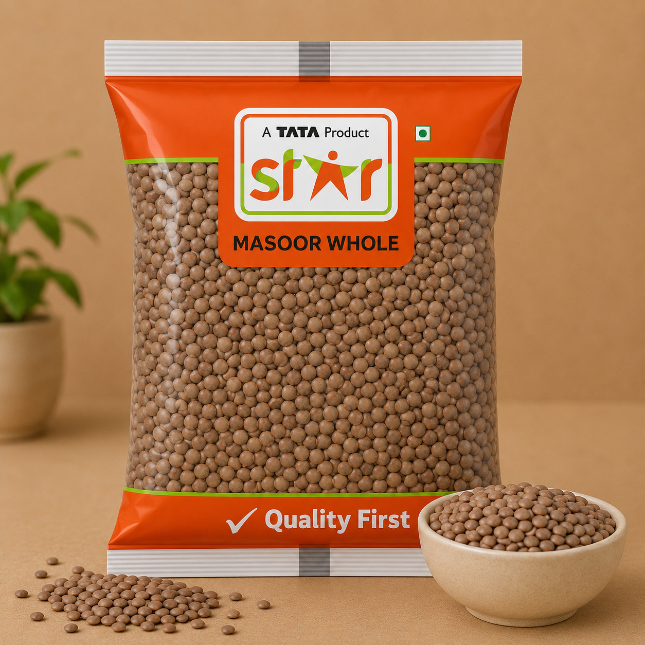 Star Whole Masoor Red 500 g