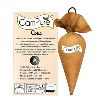 Campure Sandalwood Camphor Cone 60 g