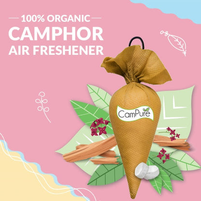 Campure Sandalwood Camphor Cone 60 g