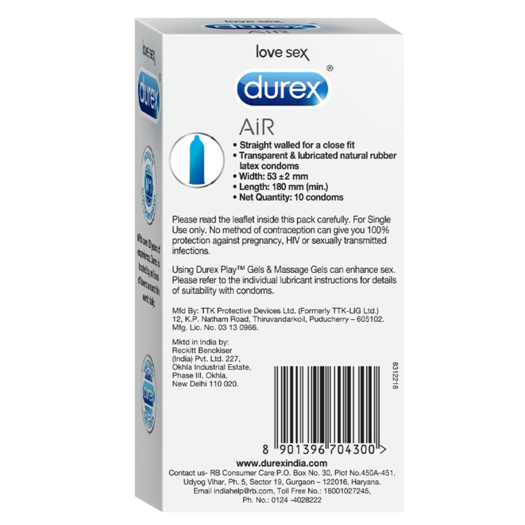 Durex Air Condom pack of 10