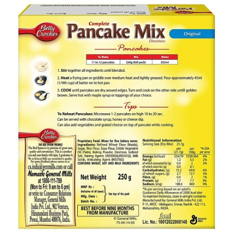 Betty Crocker Betty Crocker Pancake Mix Box 250 g