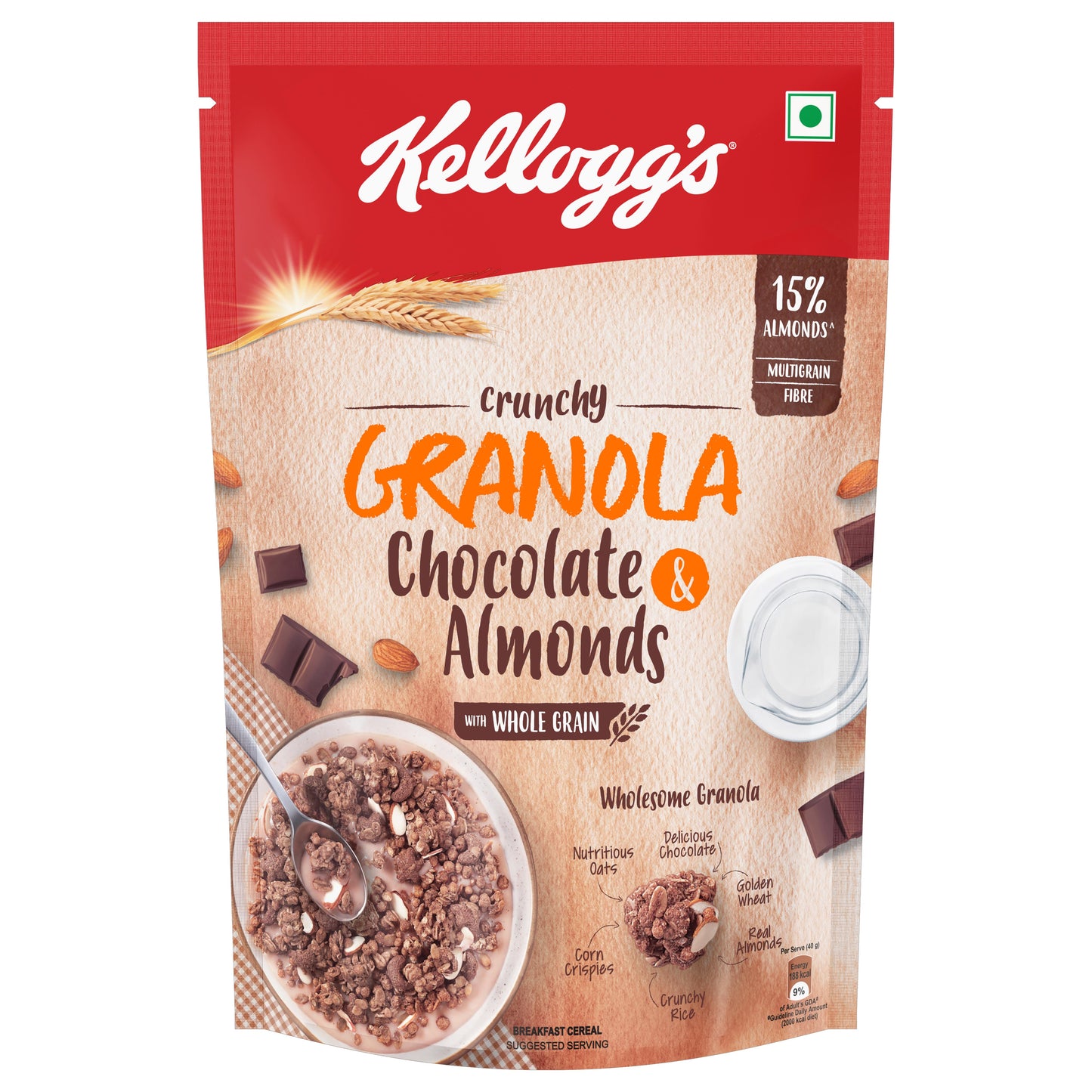 Kellogg'S Granola Choco Almond 450 g