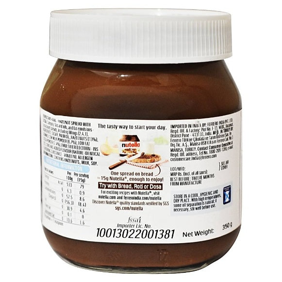 Nutella Hazelnut Choco Spead Jar 350 g