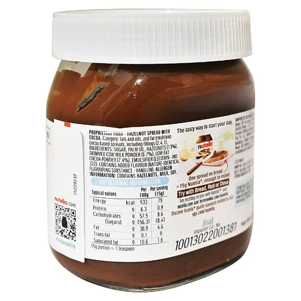 Nutella Hazelnut Choco Spead Jar 350 g