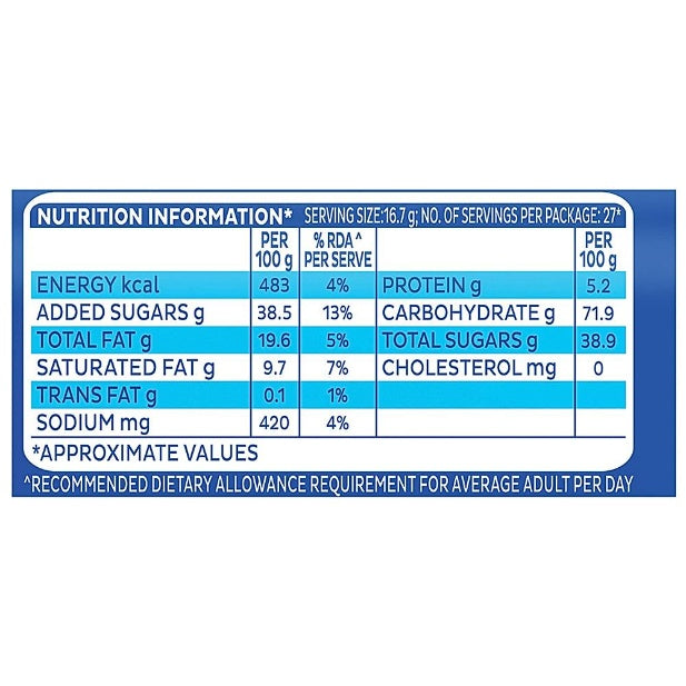 Oreo Vanilla Cream Biscuit 500 g
