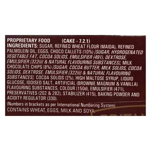 Britannia Fudgeit Browine Cake Combi 120 g