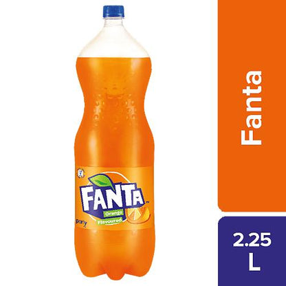 Fanta Orange Carbonated Soft Drink Pet Bottle 2.25 ltr