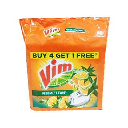 Vim Dishwash Anti Bac Bar Neem 200 g (pack of 5)