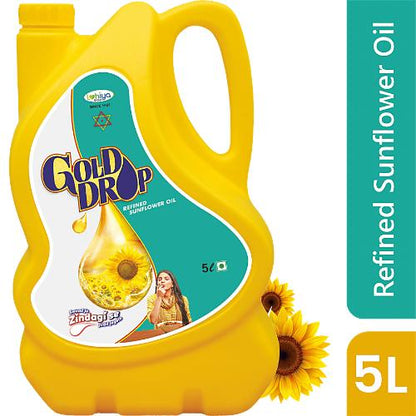 Gold Drop Sunflower Oil 5Ltr