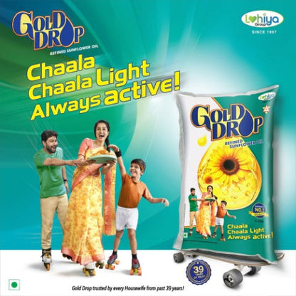 Gold Drop Sunflower Oil 1ltr