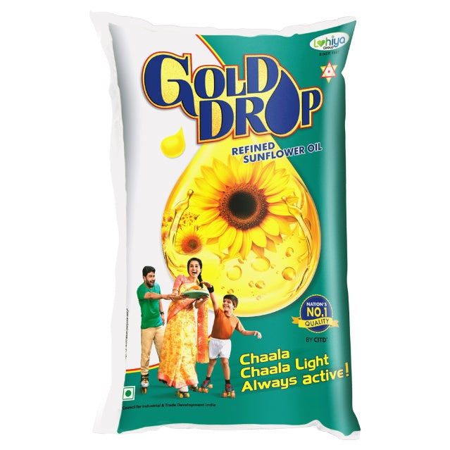 Gold Drop Sunflower Oil 1ltr