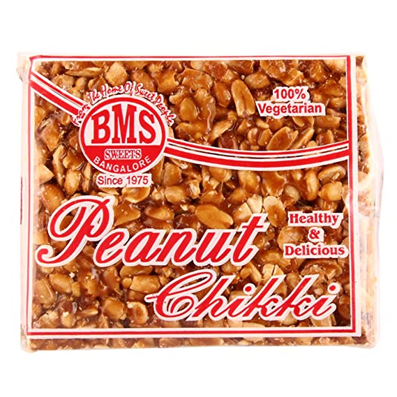 Bms Peanut Crushed Chikki 175 gm