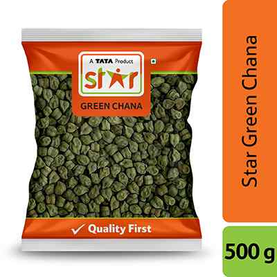 Star Whole Green Chana 500 gm