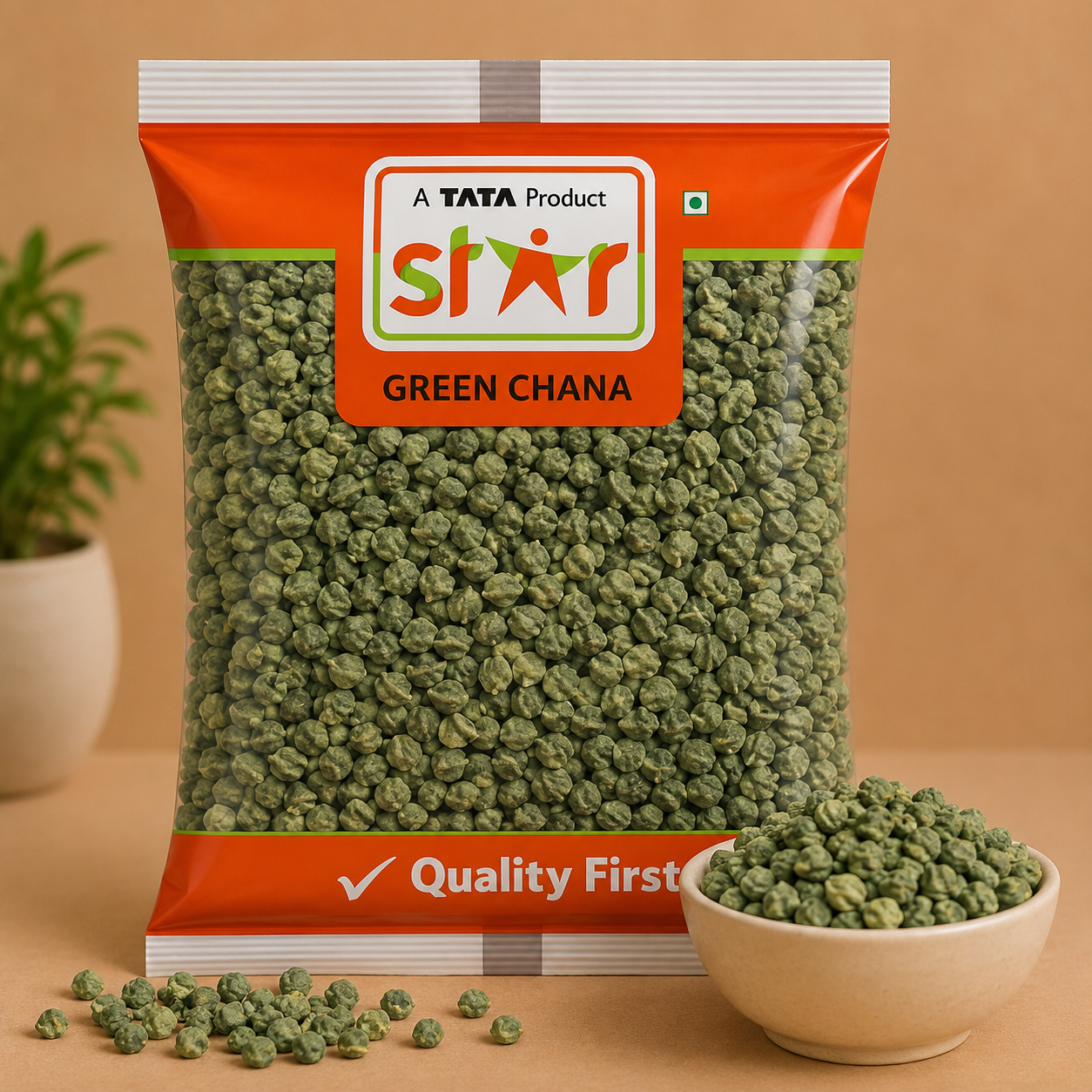 Star Whole Green Chana 500 g