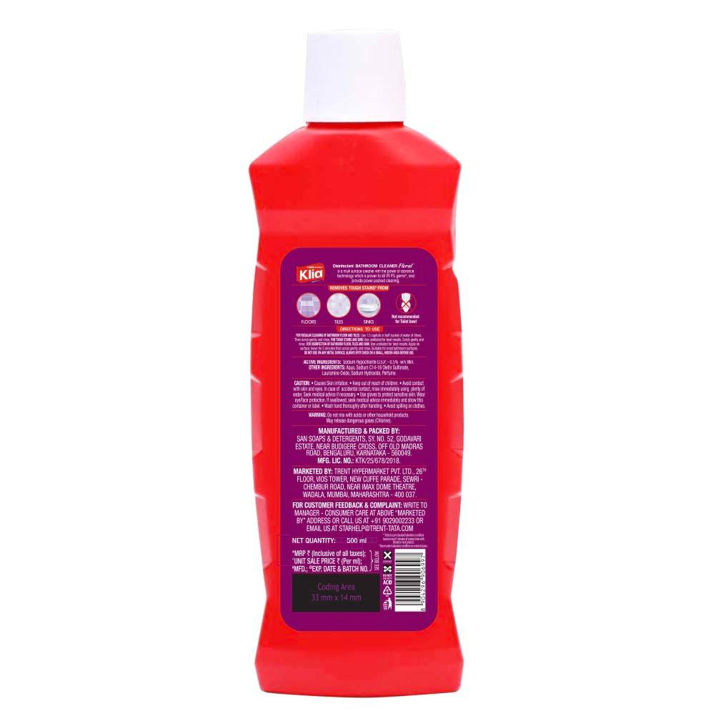 Klia Floral Bathroom Cleaner, 1 L