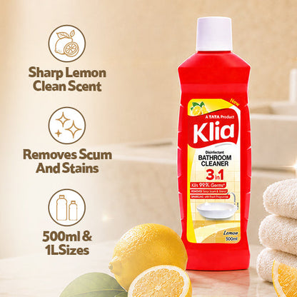 Klia Lemon Bathroom Cleaner 500ml