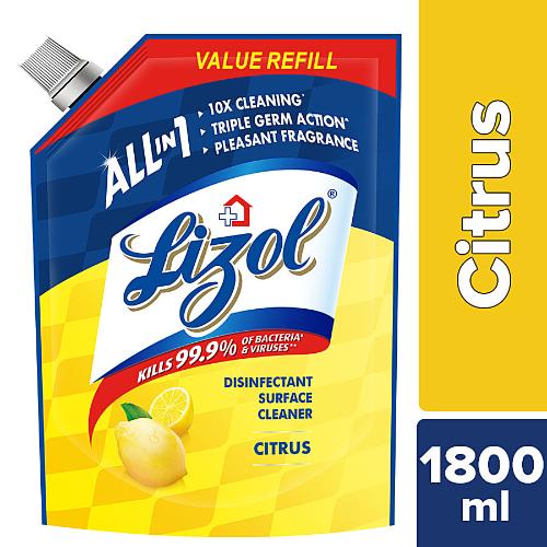 Lizol Citrus Pouch 1800ml