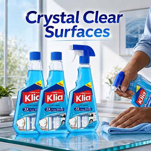 Klia Disinfectant Glass Cleaner Combi, 3x500 ml
