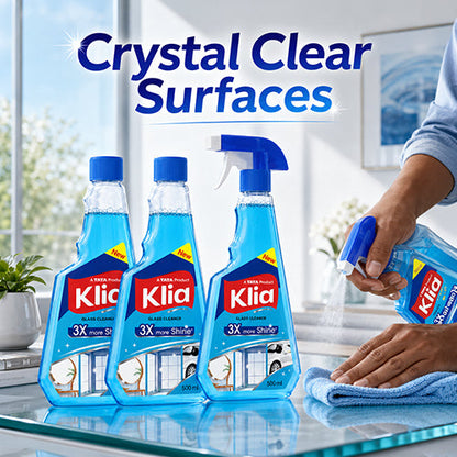Klia Disinfectant Glass Cleaner Combi, 3x500 ml