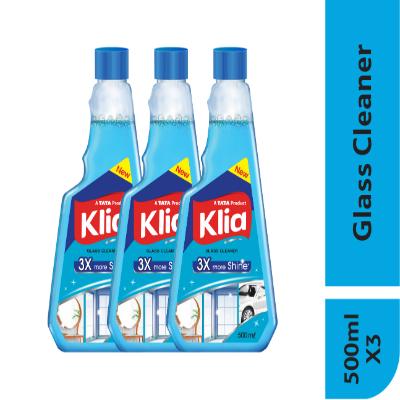 Klia Disinfectant Glass Cleaner Combi 3x500ml