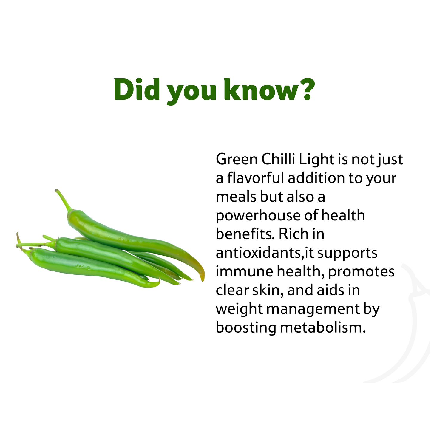 Starfresh Green Chilli Light Prepack ~ 100 g