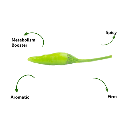Starfresh Green Chilli Light Prepack ~ 100 g