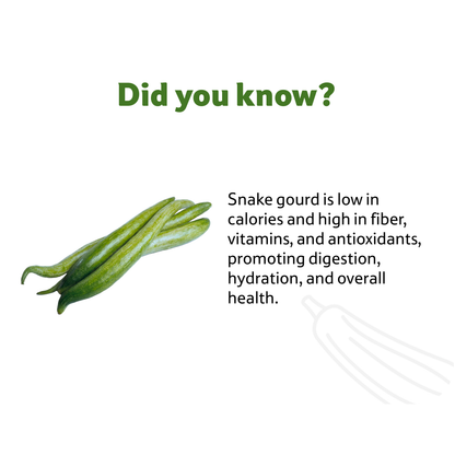 Starfresh Snake Gourd ~ 250 -300 g