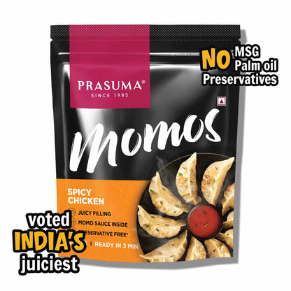 Prasuma Spicy Chicken Momos 24pcs