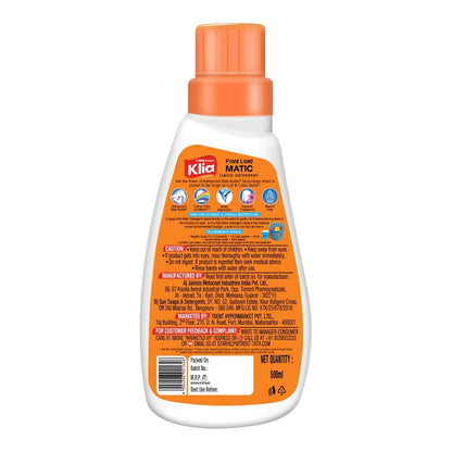 Klia Front Load Liquid Detergent, 500 ml