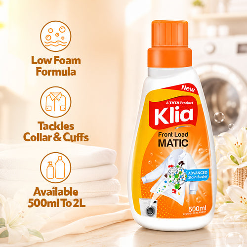 Klia Front Load Liquid Detergent, 500 ml
