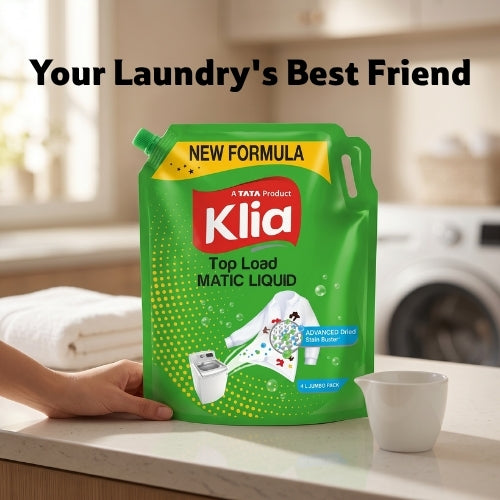 Klia Top Load Liquid Detergent, 1 L