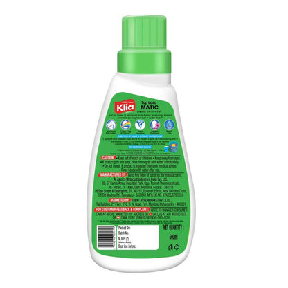 Klia Top Load Liquid Detergent, 2 L