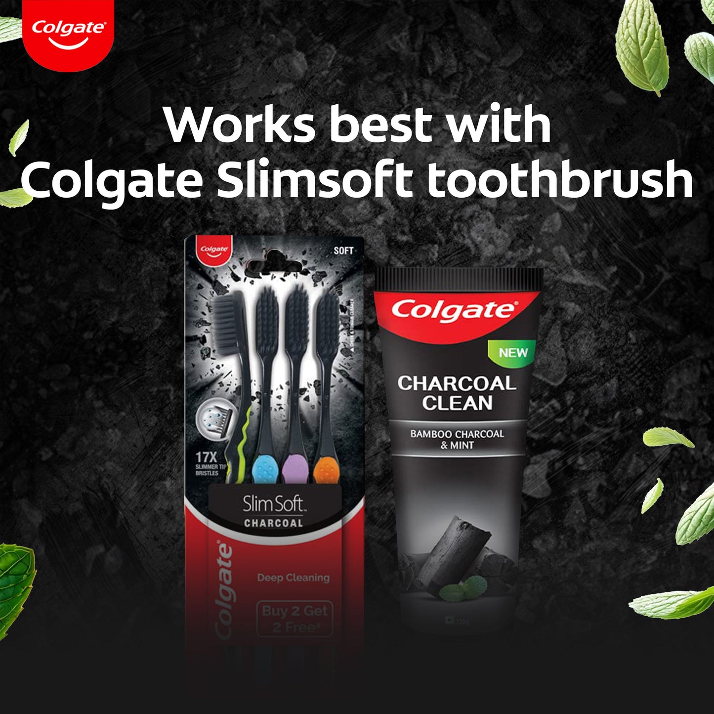 Colgate Charcoal Clean Toothpaste 240 gm