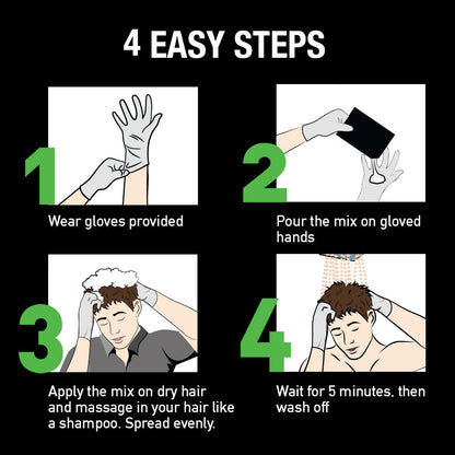 Garnier Natural Black Color Men Shampoo 200 ml