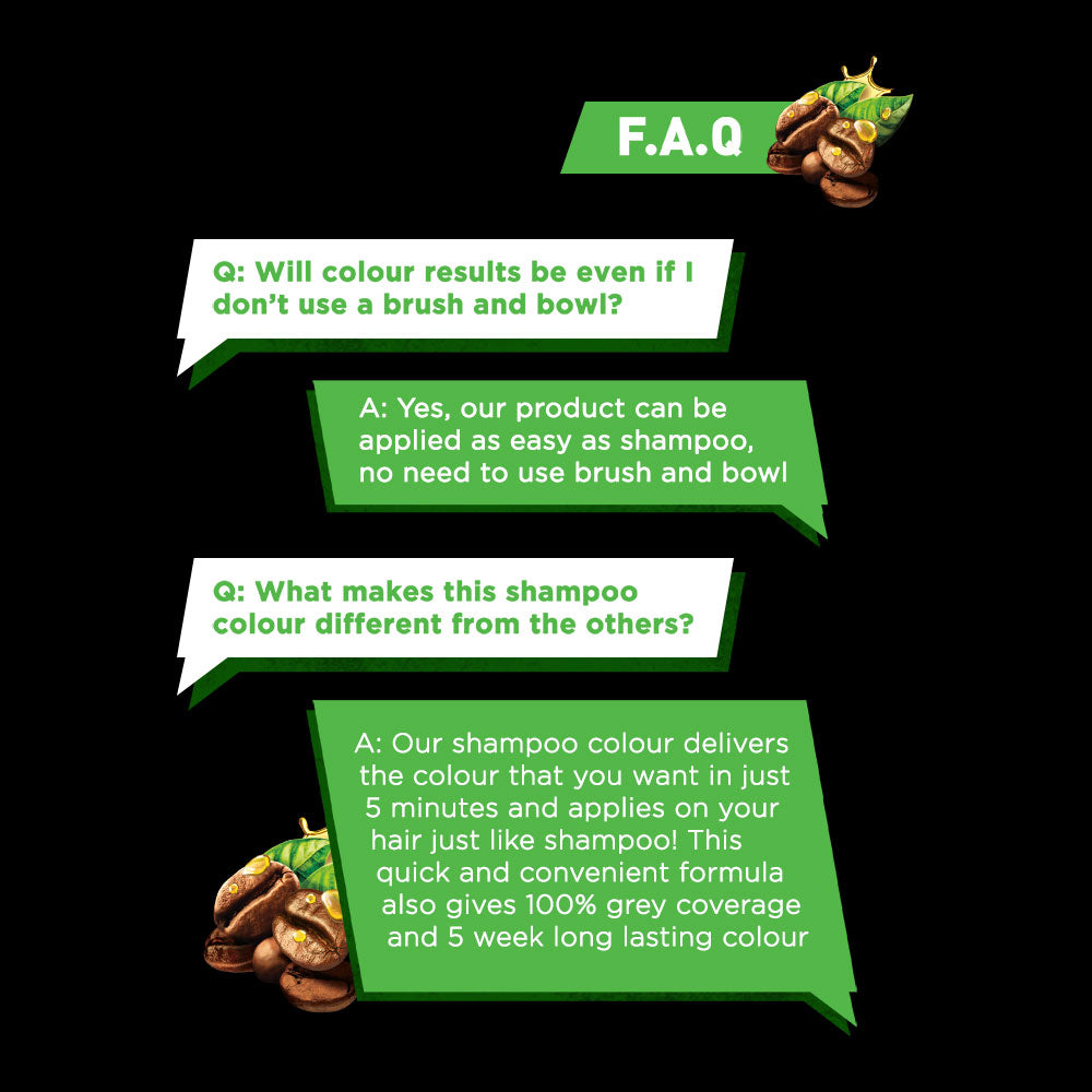 Garnier Natural Black Color Men Shampoo 200 ml