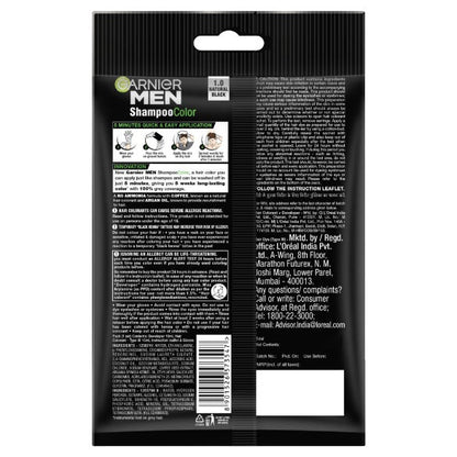Garnier Natural Black Color Men Shampoo 200 ml