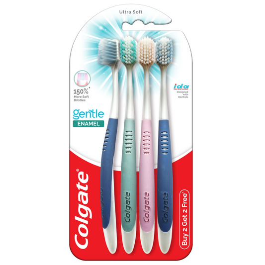 Colgate Gentle Enamel Soft Tooth Brush buy 2 get 2