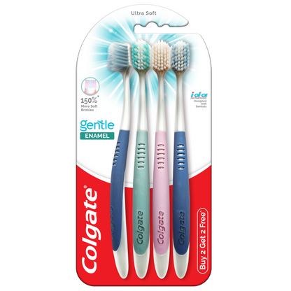Colgate Gentle Enamel Soft Tooth Brush buy 2 get 2