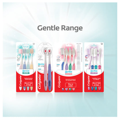 Colgate Gentle Enamel Soft Tooth Brush buy 2 get 2