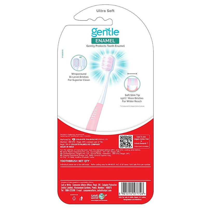 Colgate Gentle Enamel Soft Tooth Brush buy 2 get 2