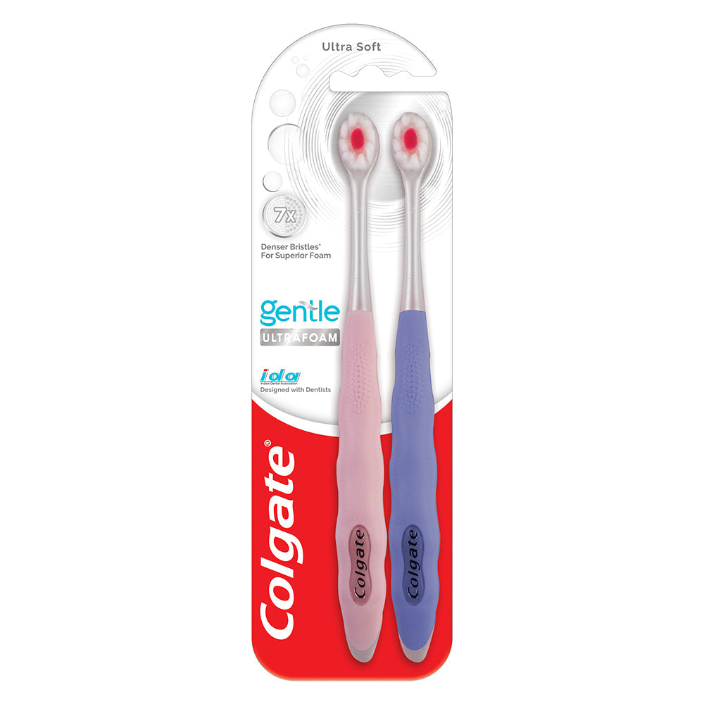 Colgate Gentle Ultrafoam Tooth Brush pack of 2