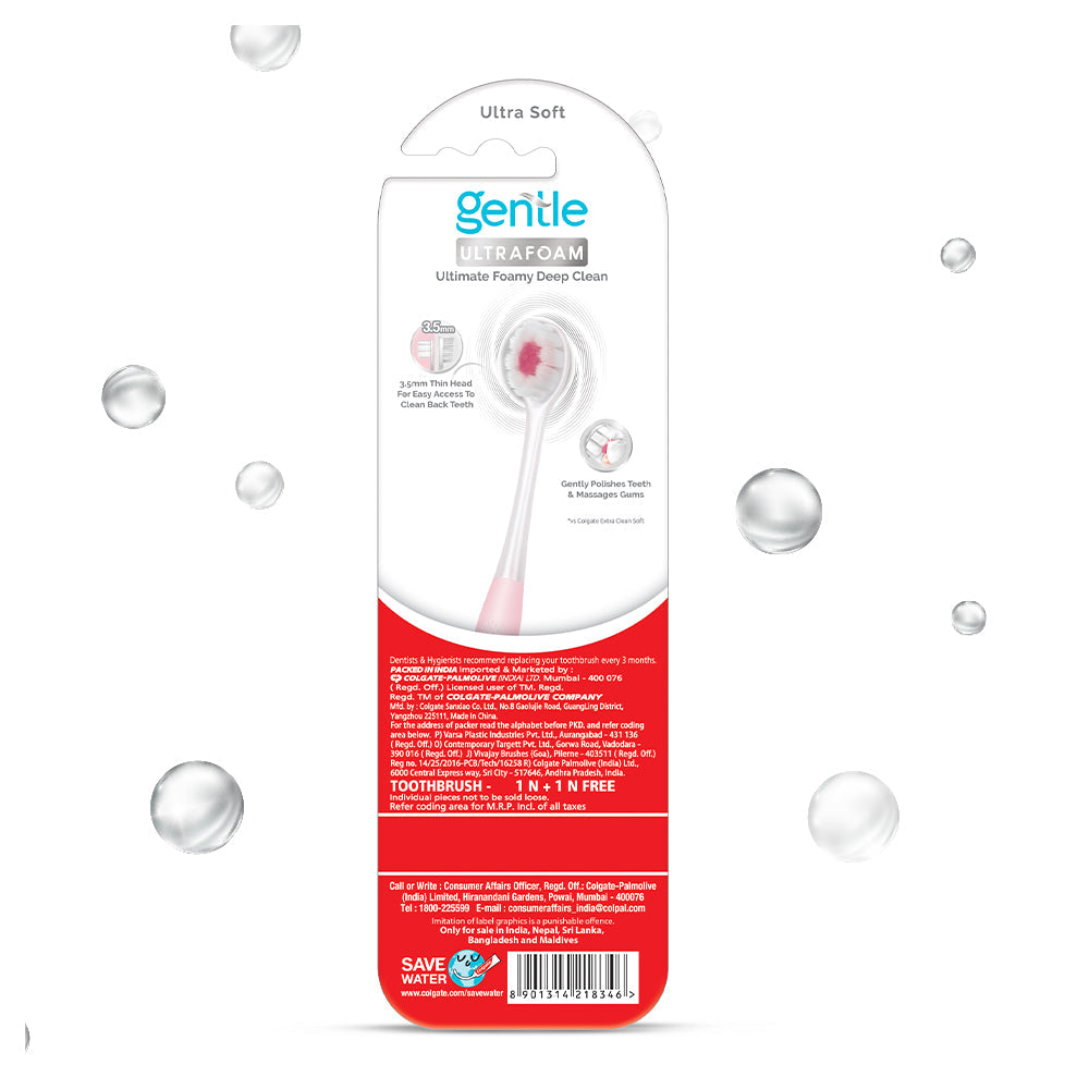 Colgate Gentle Ultrafoam Tooth Brush pack of 2
