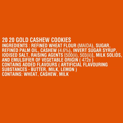 Parle 20-20 Gold Cashew Almond Biscuits 604.8 g