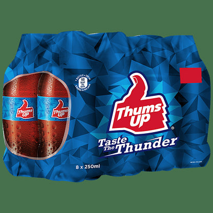 Thums Up Carbonated Soft Drink Pet Bottle 8x250 ml