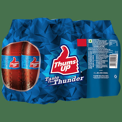 Thums Up Carbonated Soft Drink Pet Bottle 8x250 ml