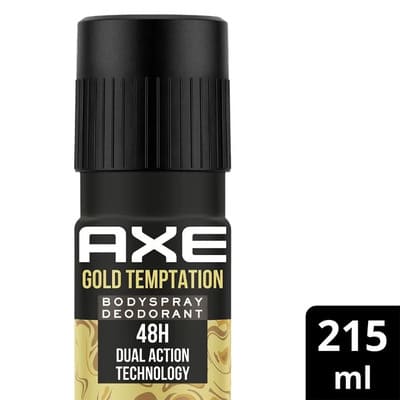 Axe Gold Temptation Deodorant Bodyspray For Men 215 ml