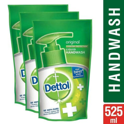 Dettol Original Hand Wash Refill 3x175 ml