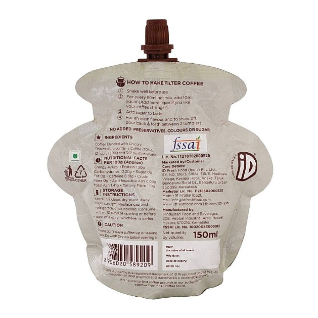 Id Instant Strong Filter Coffee 150 ml